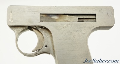 Unique Iver Johnson Prototype Blow-Forward Vest Pocket Pistol Patented in 1916 25 ACP - Image 7 of 15