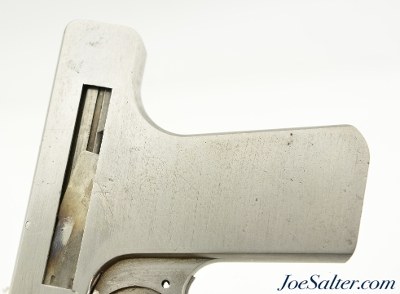 Unique Iver Johnson Prototype Blow-Forward Vest Pocket Pistol Patented in 1916 25 ACP - Image 6 of 15