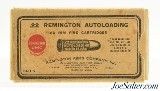 1920's Rem UMC 22 Remington Autoloading Smokeless Ammo Full Box 50 Rds - 1 of 7