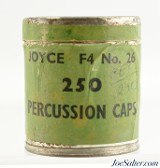 Original F. Joyce & Co. Metal Lineed Percussion Caps No. 26 Empty - 2 of 3