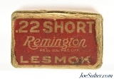 Mid-1920's Remington UMC 22 Short Ammo LESMOK - 3 of 7