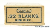 Excellent Union Metallic Cartridge Co. 22 Blank Ammo Full Box Blue Wad - 2 of 5