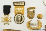 G.A.R. Encampment Collection 12 Pcs Medals, Canteen, Belt Buckle - 4 of 12