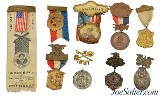 G.A.R. Encampment Medals and Ribbons Mass Illinois WI Iowa Detroit