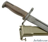 WWI US Model 1905E1 M1 Garand Bayonet S.A. 1912