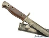 WWI British P 1907 Second Model Wilkinson Bayonet With Scabbard