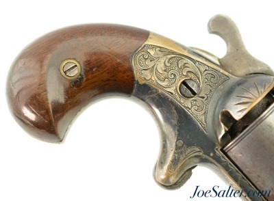 Moore's Patent Firearms Co. Front Loading Revolver 32 Teat Fire Antique - Image 2 of 13