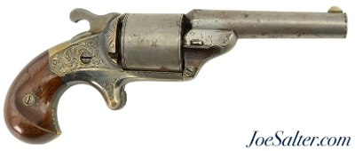 Moore's Patent Firearms Co. Front Loading Revolver 32 Teat Fire Antique - Image 1 of 13