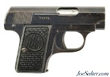 WWII Czech Duo 6.35mm Pistol Mfg German Occupation 1943
