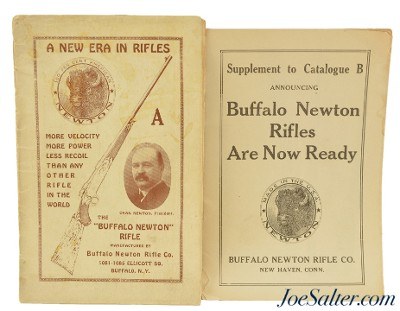Original Newton Rifle Catalog with Supplement 1923 Buffalo NY