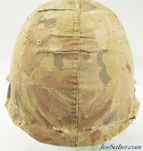 WWII Early Front-Seam Fixed Bale M1 Helmet with Liner - 3 of 15