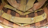 WWII Early Front-Seam Fixed Bale M1 Helmet with Liner - 5 of 15