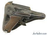 WW2 German P.08 Luger Pistol by Mauser with Holster - 1 of 15