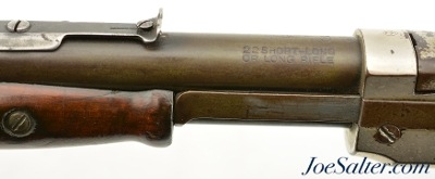 Scarce Winchester Model 1906 Expert 22 S,L,LR Slide Action Rifle Nickel 1919 Mail Order Barrel - Image 10 of 15