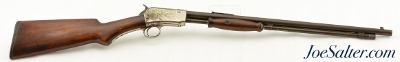 Scarce Winchester Model 1906 Expert 22 S,L,LR Slide Action Rifle Nickel 1919 Mail Order Barrel - Image 2 of 15