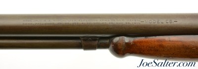 Scarce Winchester Model 1906 Expert 22 S,L,LR Slide Action Rifle Nickel 1919 Mail Order Barrel - Image 11 of 15