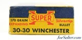 Excellent Western "Bear Box" Super-X 30-30 Silvertip Ammo - 5 of 7