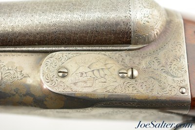 Beautiful Parker Bros. DH Hammerless Damascus Double Gun in 12 Gauge w/ Factory Letter - Image 12 of 15