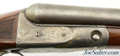 Beautiful Parker Bros. DH Hammerless Damascus Double Gun in 12 Gauge w/ Factory Letter - Image 5 of 15