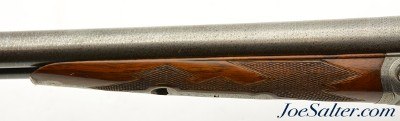 Beautiful Parker Bros. DH Hammerless Damascus Double Gun in 12 Gauge w/ Factory Letter - Image 13 of 15