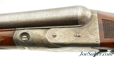 Beautiful Parker Bros. DH Hammerless Damascus Double Gun in 12 Gauge w/ Factory Letter - Image 11 of 15