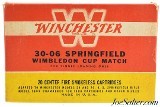 1947 Winchester Wimbledon Cup Match 30-06 Springfield Ammo Full Box - 2 of 7