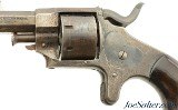 Cased Forehand & Wadsworth Side Hammer 22 RF Revolver Antique - 5 of 15