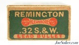 Excellent Brick Fresh 1930's "Dog Bone" Kleanbore Logo 32 S&W Smokeless Ammo - 5 of 7