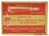 Rare Sealed! Condemned National Cartridge Company 303 British Ammo