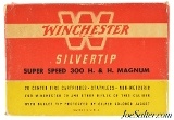 Winchester 300 H&H Magnum Ammo Super Speed "1946" Style Box Silvertip Model 70