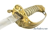 Late 19th Century Royal Navy Warrant Officer’s Lionhead Sword - 8 of 15