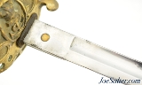 Late 19th Century Royal Navy Warrant Officer’s Lionhead Sword - 5 of 15