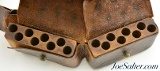 Very Rare Roper Revolving Rifle Cartridge Blocks with Partial Leather Belt - 4 of 7