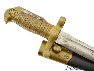 US Navy M1870 Ames Co. Second Pattern Sword Bayonet with Scabbard