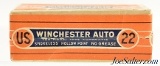 Sealed! US Cart Co. 22 Win Auto Ammo Full Box Hollow Point M1903 Rifle - 2 of 6