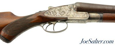Engraved Meriden Firearms Co. A.J. Aubrey SxS 12 GA Shotgun