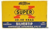 Western Super X 30-40 Krag Ammo Silvertip 180 Grain Bullets