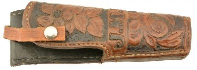 Custom RH Brown Leather Holster by J. Don McLean 1911 Auto