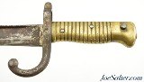 French Model 1866 Chassepot Bayonet w/ Scabbard Built 1871 Chatellerault - 6 of 9