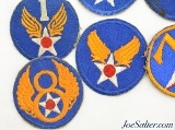 WWII U.S. Army Aircorp Cap Badge Patches 10 - Image 2 of 6