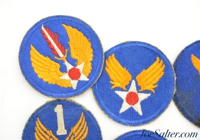WWII U.S. Army Aircorp Cap Badge Patches 10 - Image 3 of 6