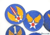 WWII U.S. Army Aircorp Cap Badge Patches 10 - Image 3 of 6
