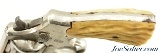 Pre-War Smith & Wesson 44 Hand Ejector Nickel Revolver Mfg 1923 Jigged Bone Stocks - 10 of 15