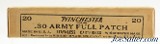 Sealed! Winchester 30 Army Krag & Model 95 Ammo 220 Grain Full Patch - 2 of 5