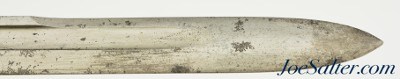 US Springfield Model of 1905 Bayonet & Rare 1st Type RIA Woven Duck Scabbard W/Brass Tube - Image 5 of 13