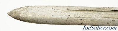 US Springfield Model of 1905 Bayonet & Rare 1st Type RIA Woven Duck Scabbard W/Brass Tube - Image 8 of 13