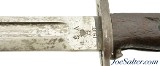 US Springfield Model of 1905 Bayonet & Rare 1st Type RIA Woven Duck Scabbard W/Brass Tube - 7 of 13