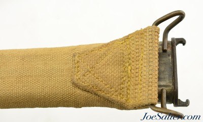USGI Model of 1905 Bayonet in Scarce 1917 Brauer Bros Tube Duck Canvas Scabbard - Image 11 of 12