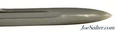 USGI Model of 1905 Bayonet in Scarce 1917 Brauer Bros Tube Duck Canvas Scabbard - Image 5 of 12