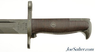 Union Fork & Hoe M1905 1942-43 Production Bayonet & M3 Scabard Parade Cover - Image 6 of 12